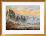 Matin Estampe encadrée par Caspar David Friedrich