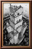 Turm von Babel Poster von M. C. Escher