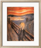 El grito, ca. 1893 Láminas por Edvard Munch