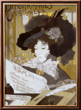 Lithographies Originales Estampe encadrée par Georges de Feure