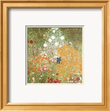 Jardín Lámina por Gustav Klimt