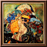 Bébé Estampe encadrée par Gustav Klimt