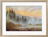 Caspar David Friedrich - Sabah - Çerçeveli Giclee Baskı Caspar David Friedrich - Sabah - Çerçeveli Giclee Baskı