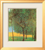 Orchard Posters by Gustav Klimt