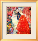 Amigas Lámina giclée enmarcada por Gustav Klimt Amigas Lámina giclée enmarcada por Gustav Klimt