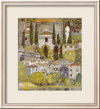 Eglise à Cassone Affiches par Gustav Klimt
