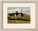 Colline et maisons de Cape Elizabeth au Maine Poster par Edward Hopper