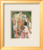 Death and Life Posters van Gustav Klimt Death and Life Posters van Gustav Klimt