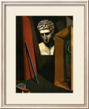 Melancolie Hermetique, c.1918 Art by Giorgio De Chirico