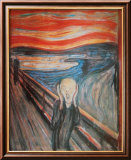 The Scream Posters par Edvard Munch