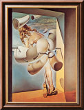 Joven virgen autosodomizada por su propia castidad Láminas por Salvador Dalí