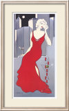 La Dame en Rouge Affiches par Janet Kruskamp