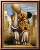 Les Jeux Terribles, c.1925 Poster von Giorgio De Chirico