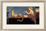 Intensives Olivgrün Kunstdrucke von Michael Parkes