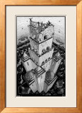 La Tour de Babel Poster par M. C. Escher