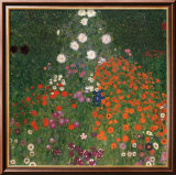 Jardín Lámina por Gustav Klimt