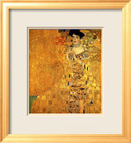 Adele Bloch-Bauer I Lámina giclée enmarcada por Gustav Klimt