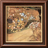 Water Serpents II, c.1907 (detail) Posters by Gustav Klimt