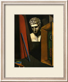 Melancolie Hermetique, c.1918 Print van Giorgio De Chirico Melancolie Hermetique, c.1918 Print van Giorgio De Chirico