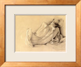 Study for The Odalisk Prints by Francine Van Hove