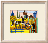 Chemin de l'église Posters par William H. Johnson