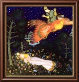 El pájaro de fuego Lámina por Edmund Dulac El pájaro de fuego Lámina por Edmund Dulac