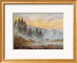 Matin Estampe encadrée par Caspar David Friedrich