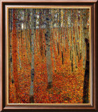 Beach Forest Lámina giclée enmarcada por Gustav Klimt Beach Forest Lámina giclée enmarcada por Gustav Klimt