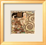 L'attente Affiches par Gustav Klimt