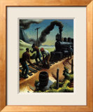 Zehnpfundhammer Kunstdrucke von Thomas Hart Benton