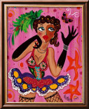 Miss Pink Butterfly Prints by B. Ingrid