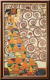 L'attente Affiches par Gustav Klimt
