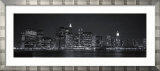 Manhattan por la noche Pósters por Nelson Figueredo