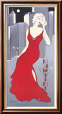 La Dame en Rouge Posters par Janet Kruskamp
