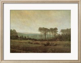 Caspar David Friedrich - Afternoon - Çerçeveli Giclee Baskı Caspar David Friedrich - Afternoon - Çerçeveli Giclee Baskı