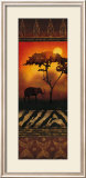Elephant at Sunset Affiches par Nicola Rabbett