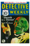 Detective Fiction Weekly Affiche