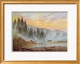 Matin Estampe encadrée par Caspar David Friedrich