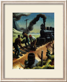 Ten Pound Hammer Posters av Thomas Hart Benton
