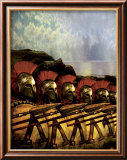 The 300 Spartans Pósters por Howard David Johnson