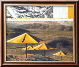 Las sombrillas amarillas, 1991 Lámina por Christo