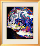 The Maiden Lámina giclée enmarcada por Gustav Klimt The Maiden Lámina giclée enmarcada por Gustav Klimt