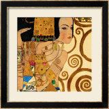 L'attente Poster par Gustav Klimt