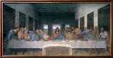 La última cena Láminas por Leonardo da Vinci