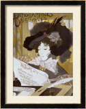 Litografías originales Lámina giclée enmarcada por Georges de Feure Litografías originales Lámina giclée enmarcada por Georges de Feure