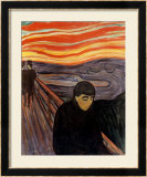 Despair, 1894 Affiches par Edvard Munch