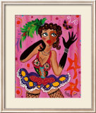 Miss Pink Butterfly Posters by B. Ingrid