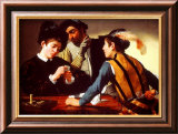 The Cardsharps Posters par Caravaggio 