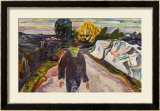 The Murderer, 1910 Affiches par Edvard Munch