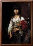 La chica de las flores Pósters por Alexei Alexeivich Harlamoff La chica de las flores Pósters por Alexei Alexeivich Harlamoff
